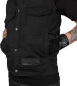 THRASHIN SUPPLY CO. Nightrider v2 Riding Vest - Black - Medium TMJ-12-09