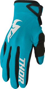 THOR Women's Sector Gloves - Aqua/Vintage White - XL 3331-0249