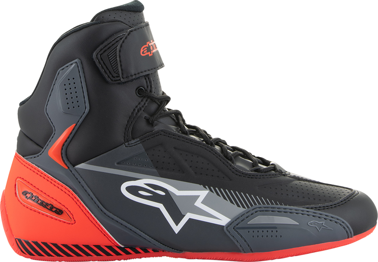 ALPINESTARS Faster-3 Shoes - Black/Gray/Red - US 10.5 2510219-1130-10.5