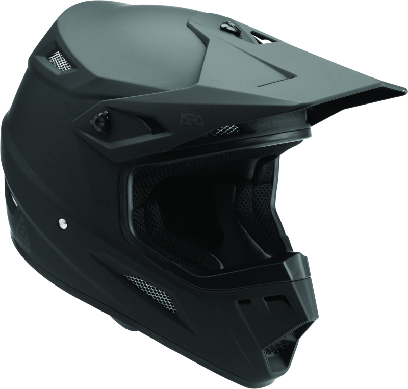 Answer AR1 Solid Helmet Matte Black Youth - Medium 446362