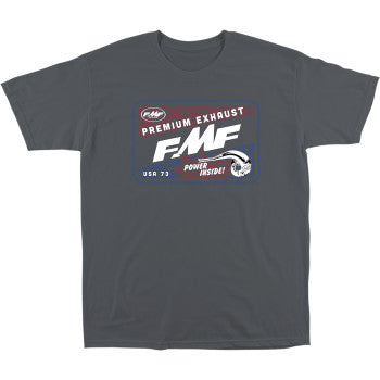 FMF Power Inside T-Shirt - Charcoal - Medium SP21118900CHMD