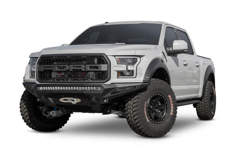 Addictive Desert Designs 17-18 Ford F-150 Raptor Stealth Fighter Front Bumper w/ Winch Mount F111202860103