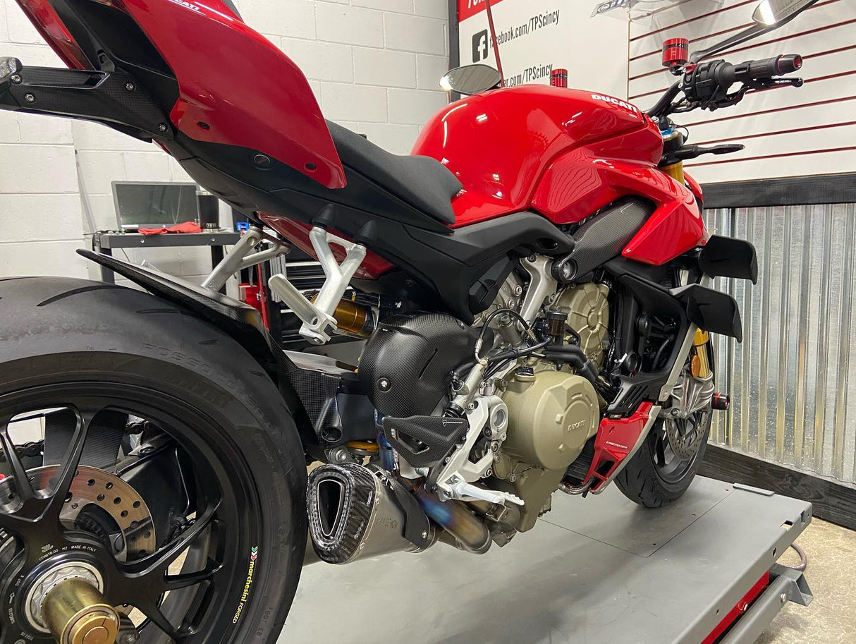 Vandemon  Ducati V4 / V4R Panigale & Streetfighter Full Titanium Exhaust system 2023-2024 SKU: DUCV4TIEXHSYSNC