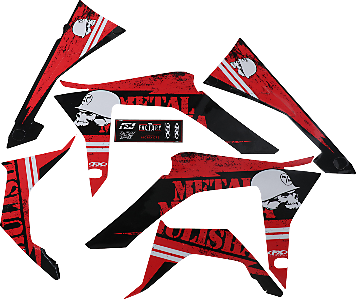 FACTORY EFFEX Metal Mulisha Graphic Kit - Honda 23-11340