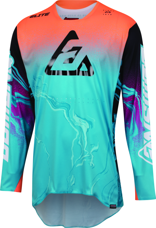 Answer 23 Elite Fusion Jersey Astana/Orange/Rhodamine -  Large 447474