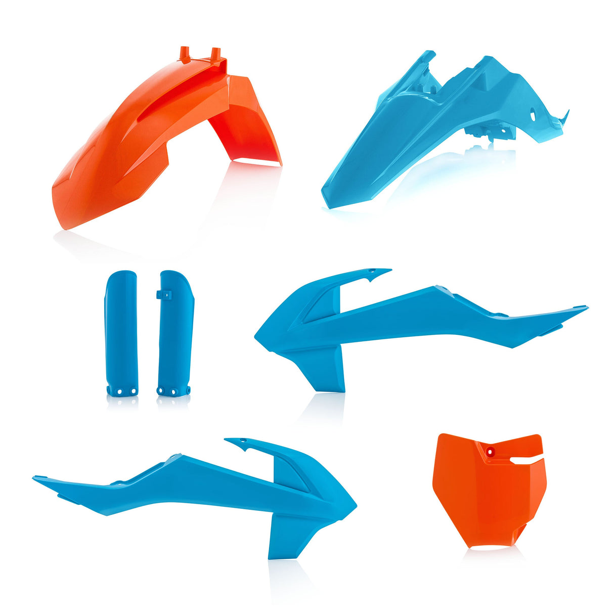 ACERBIS Plastic Kit Orange/Blue 2449601415