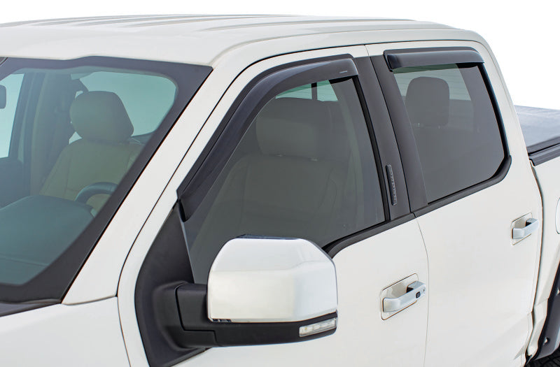 Stampede 2015-2019 Cadillac Escalade Esv Tape-Onz Sidewind Deflector 4pc - Smoke