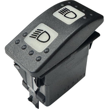 CUSTOM DYNAMICS Non-Interrupting 3-Position Lighted Rocker Switch - Shark Demon® 2 CD-OR-SWITCH