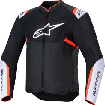 ALPINESTARS T-SPS Air v2 Jacket - Black/White/Red Fluo - XL 3301025-1231-XL