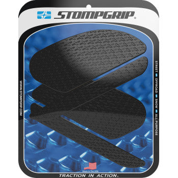 STOMPGRIP Traction Pad Tank Grips - Icon - Black - Ninja H2 55-14-0108B