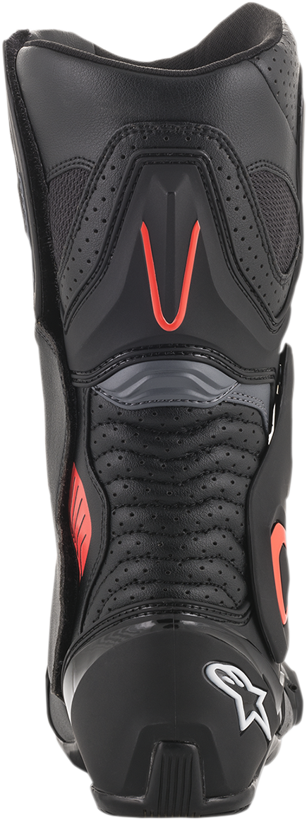 ALPINESTARS SMX-6 v2 Vented Boots - Black/Gray/Red - US 10.5 / EU 45 2223017-1133-45