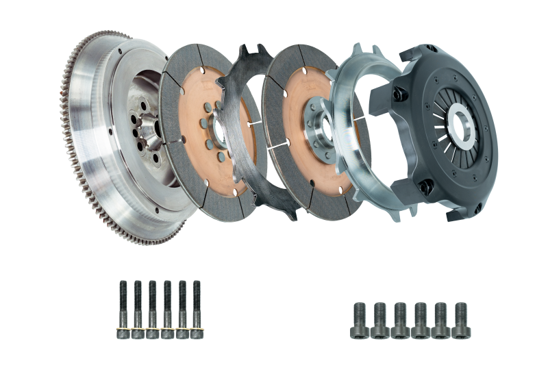 DKM Clutch 11-13 BMW 135i 215mm Ceramic Twin Disc MRX Clutch Kit w/Flywheel (850 ft/lbs Torque)