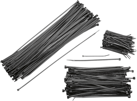 Parts Unlimited Cable Tie - 7-1/2" - Black - 100-Pack 10-0009-100