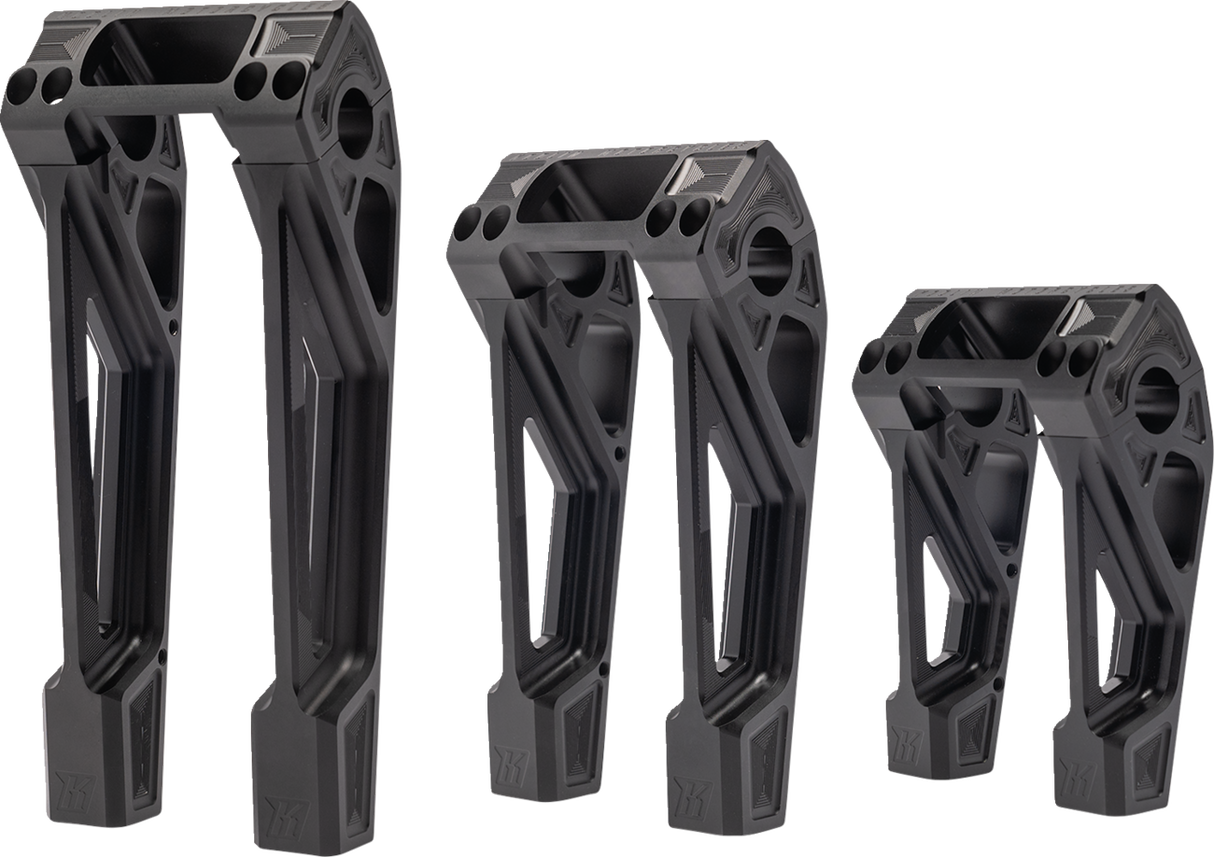 KODLIN MOTORCYCLE Risers - Fastback - 6" - Black K55123