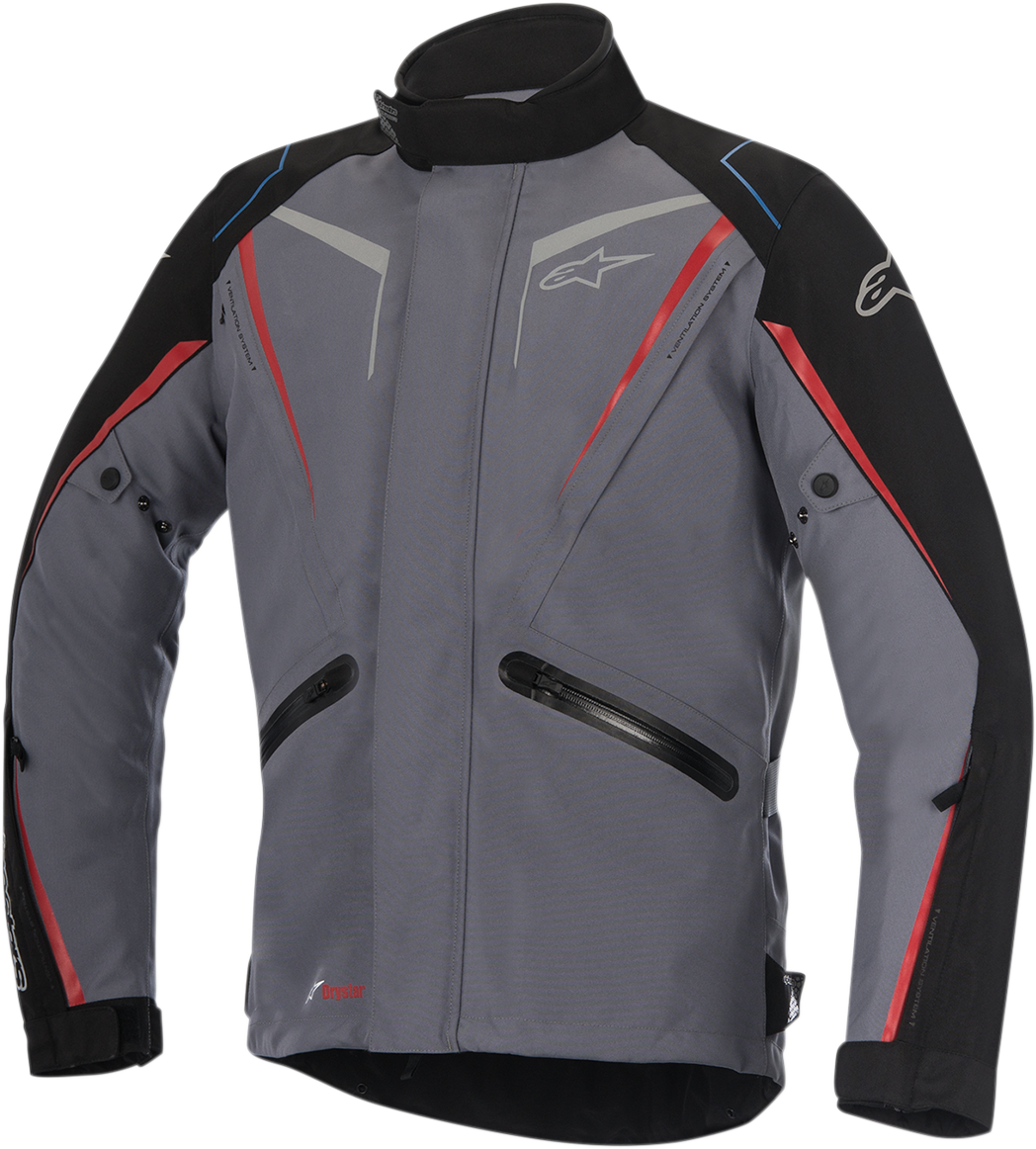 ALPINESTARS Yokohama Drystar® Jacket - Gray/Black/Red - 2XL 3206017-1018-2X