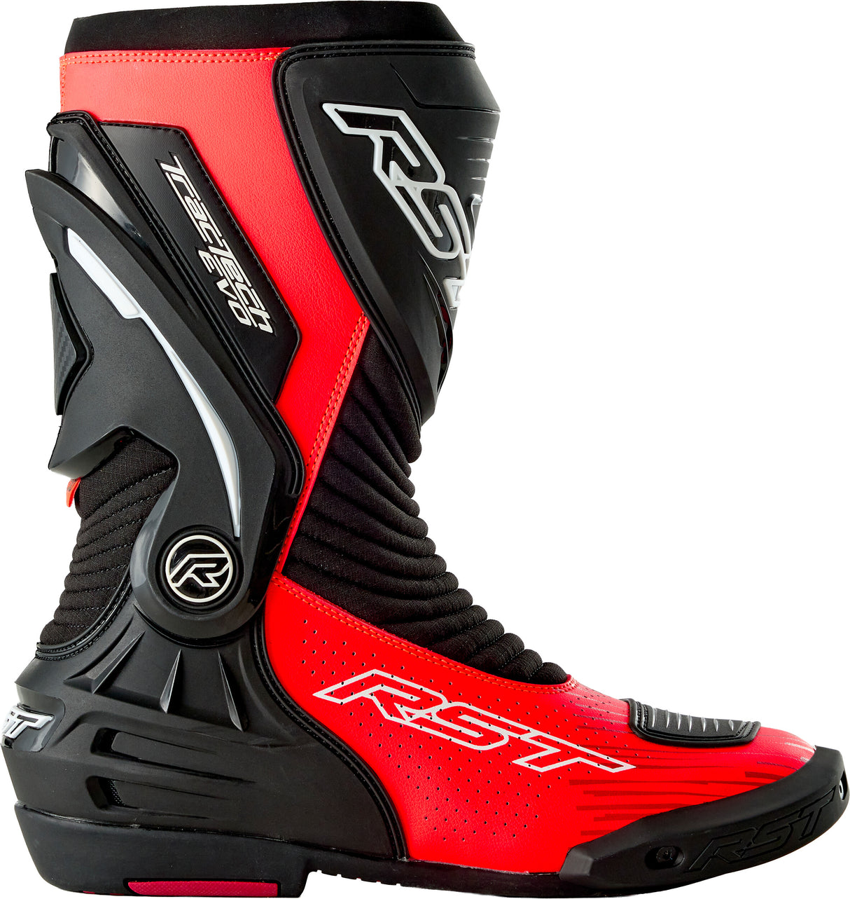 RST Tractech Evo D3o Boot Black/Flo Red 7 103700F.RED-40