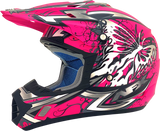 AFX FX-17 Helmet - Butterfly - Matte Hot Pink - Large 0110-7109