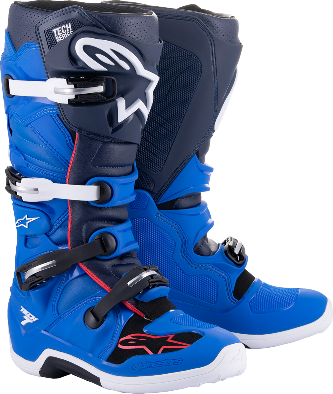 ALPINESTARS Tech 7 Boots - Blue/Red/Navy - US 14 2012014-7058-14