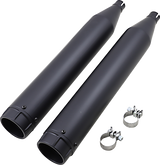 VANCE & HINES 4-1/2" Torquer Mufflers for '95-'16 FL - Black 46673