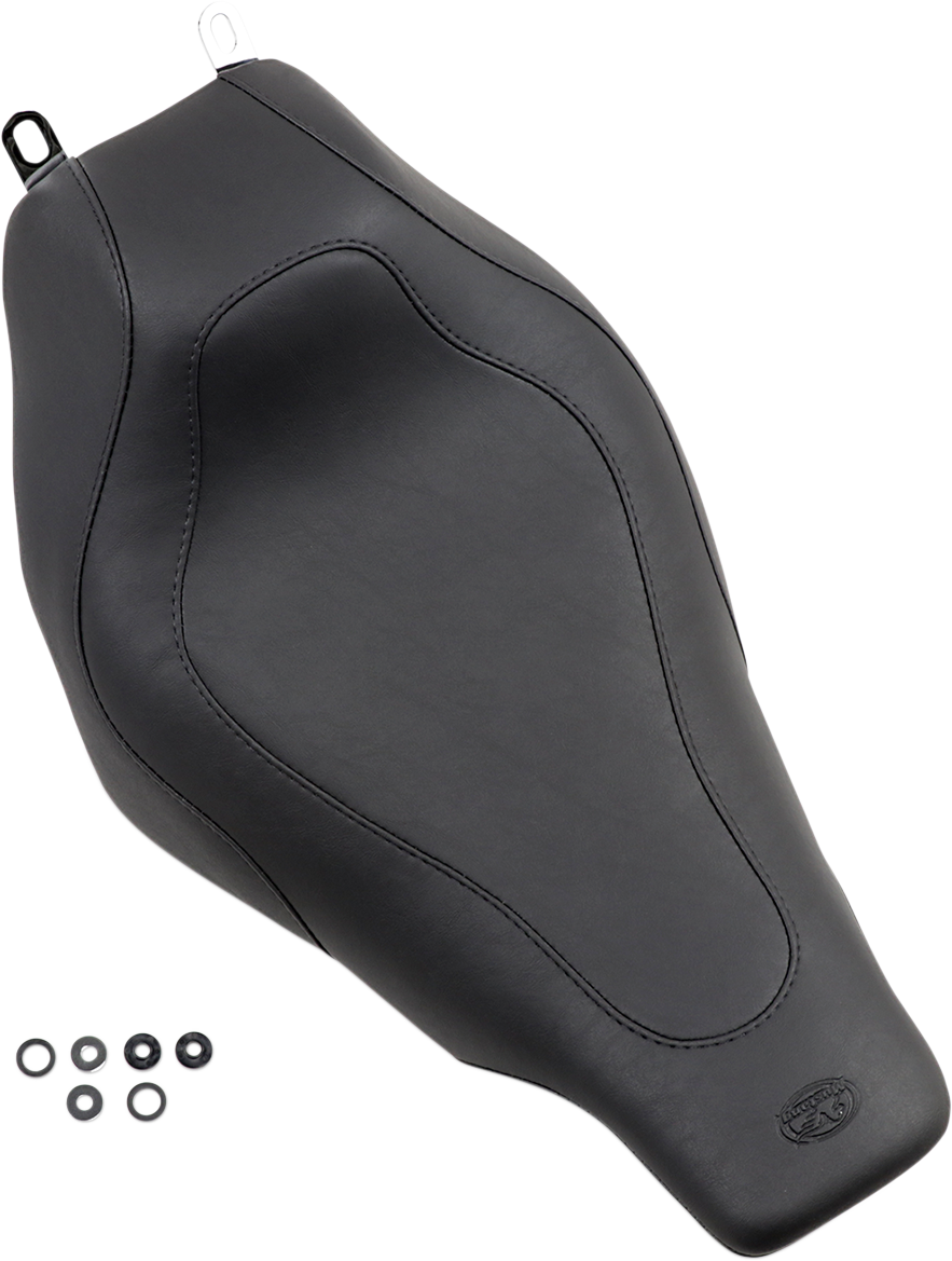 MUSTANG Seat - Tripper Solo - without Backrest - Stitched - Black - FLT 76457