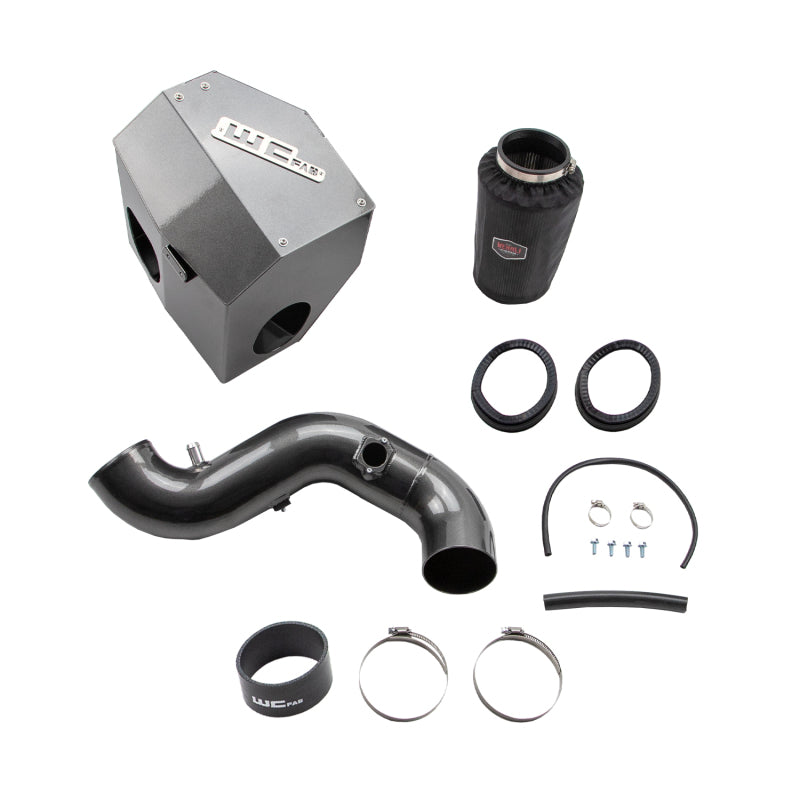 Wehrli 13-18 Cummins 6.7L Intake Kit 4in - Semi-Gloss Black WCF100881-SGB