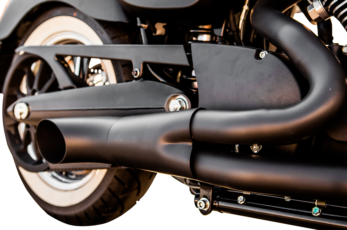 TRASK Hot Rod 2:1 Exhaust - Black - Victory TM-3034BK