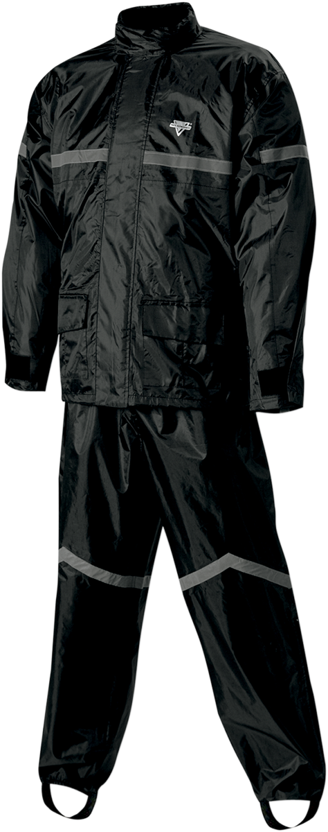 NELSON RIGG SR-6000 Stormrider Rainsuit - Black - Small SR-6000-BLK-01S