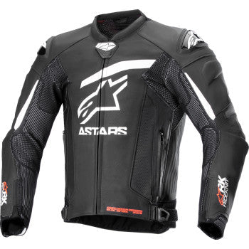 ALPINESTARS GP Plus R v4 Rideknit® Leather Jacket - Black/White - US 50 / EU 60 3100324-12-60
