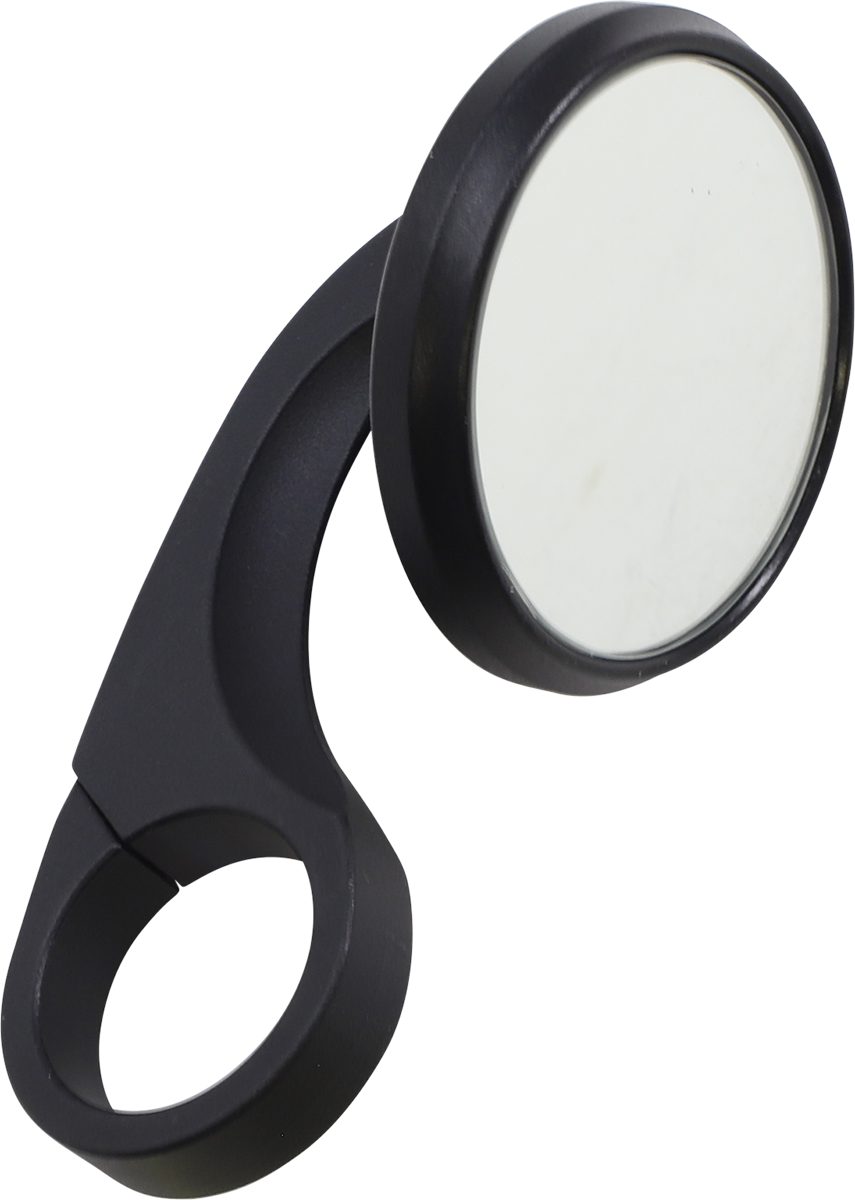 TODD'S CYCLE Shooter Mirror - 1.25" - Blacktop 0640-0752