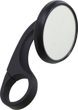 TODD'S CYCLE Shooter Mirror - 1.25" - Blacktop 0640-0752