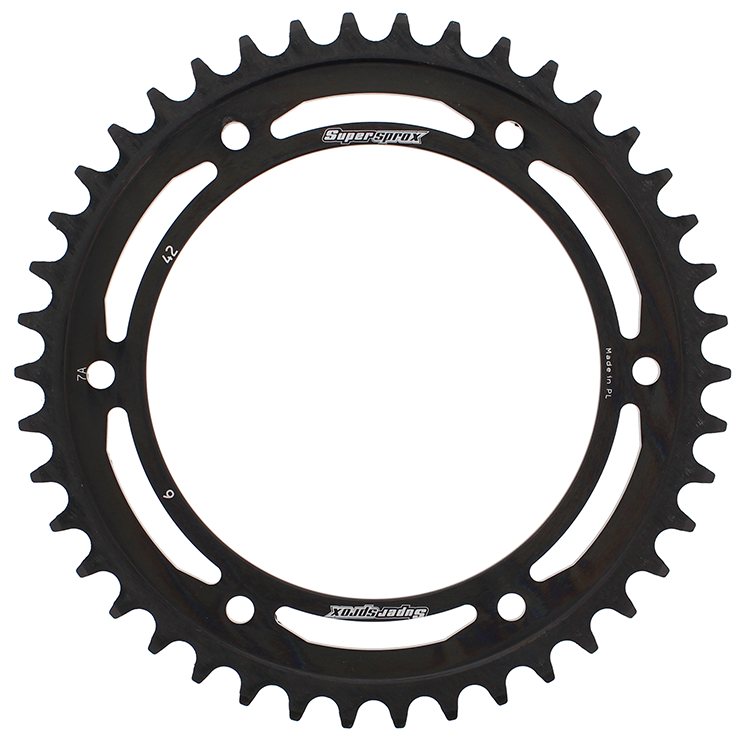 SUPERSPROX Steel Rear Sprocket - 42 Tooth RFE-6-42-BLK