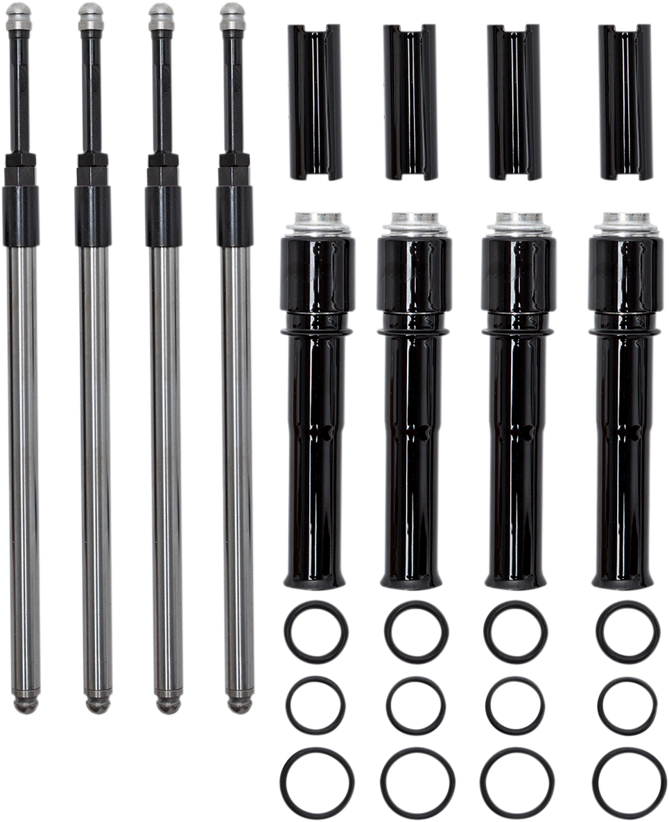 S&S CYCLE Quickee Pushrods - Black - Twin Cam NO TAPPET BLK REMOVAL REQ 930-0143