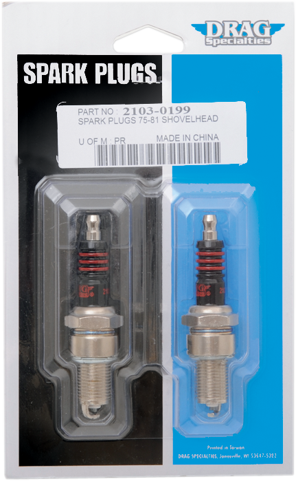 DRAG SPECIALTIES Spark Plugs - '75-'99 BT (MID) E18-6662SDS