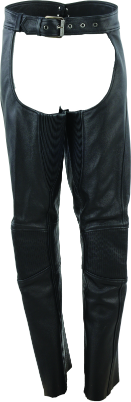 River Road Sierra Leather Chaps Black Womens - Small 94449