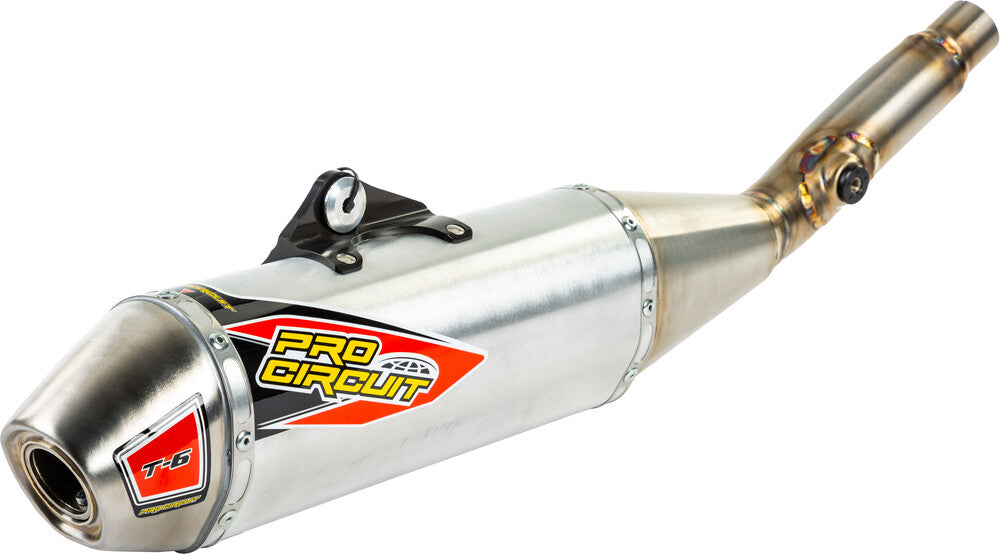 PRO CIRCUIT T-6 Slip-On Muffler - Stainless Steel KX 450 2024-2025  0122445A 1821-2090