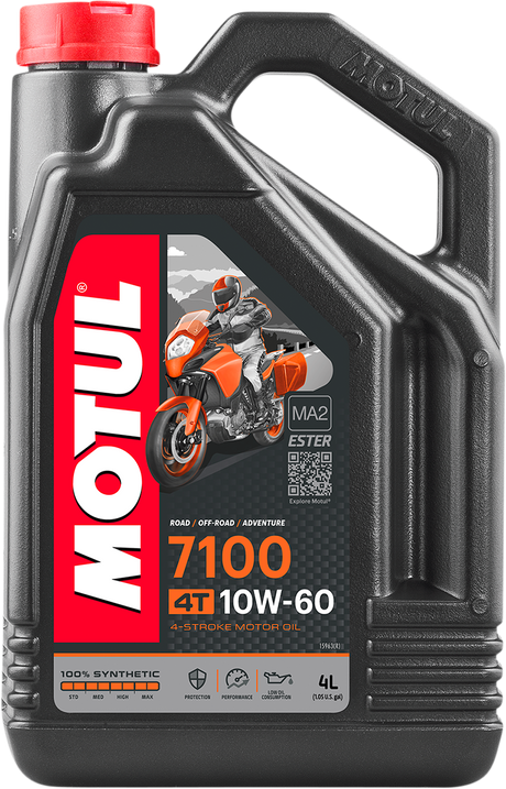 MOTUL 7100 4T Synthetic Oil - 10W-60 - 4L 104101