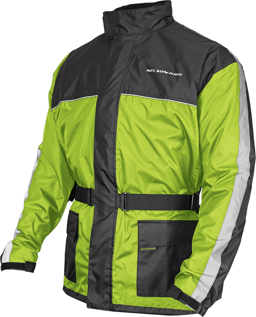 NELSON RIGG Solo Storm Jacket - Hi-Vis/Black - L SSJ-HVY-03-LG