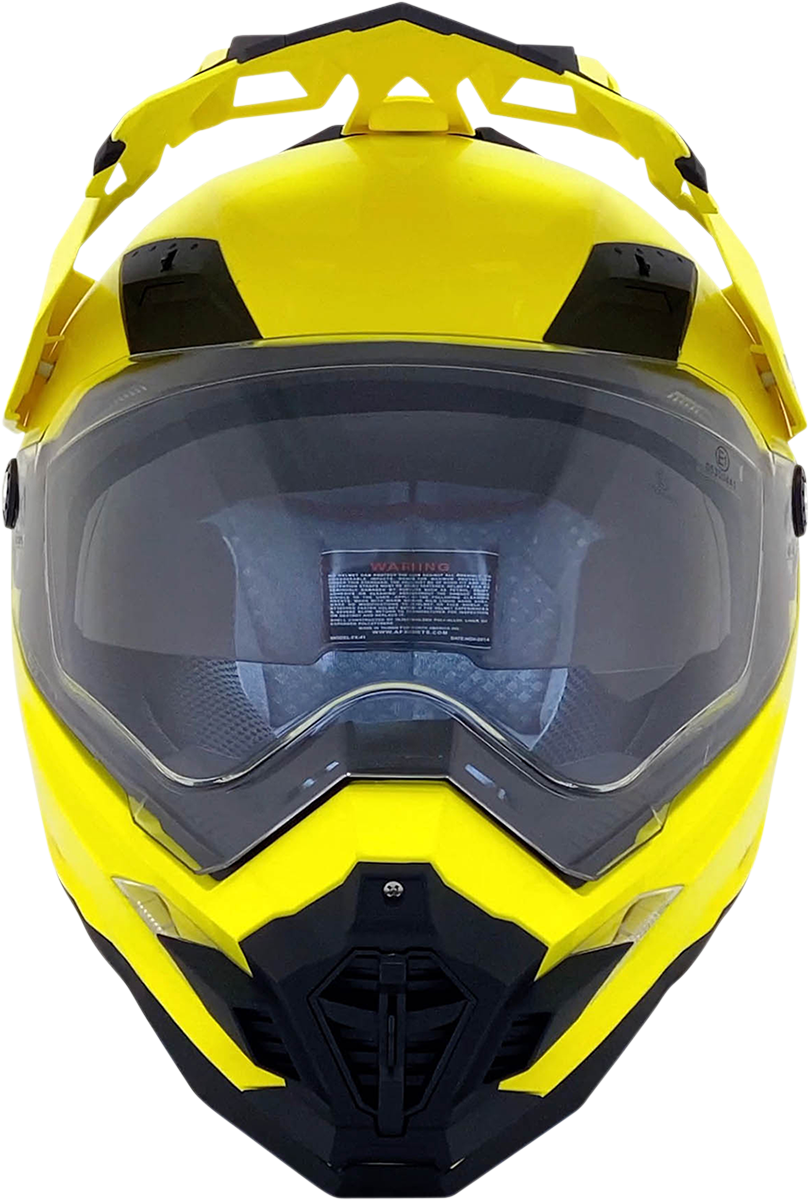 AFX FX-41DS Helmet - Hi-Vis Yellow - Large 0110-3775