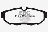 EBC 10-14 Ford Mustang 3.7 Yellowstuff Rear Brake Pads DP41870R