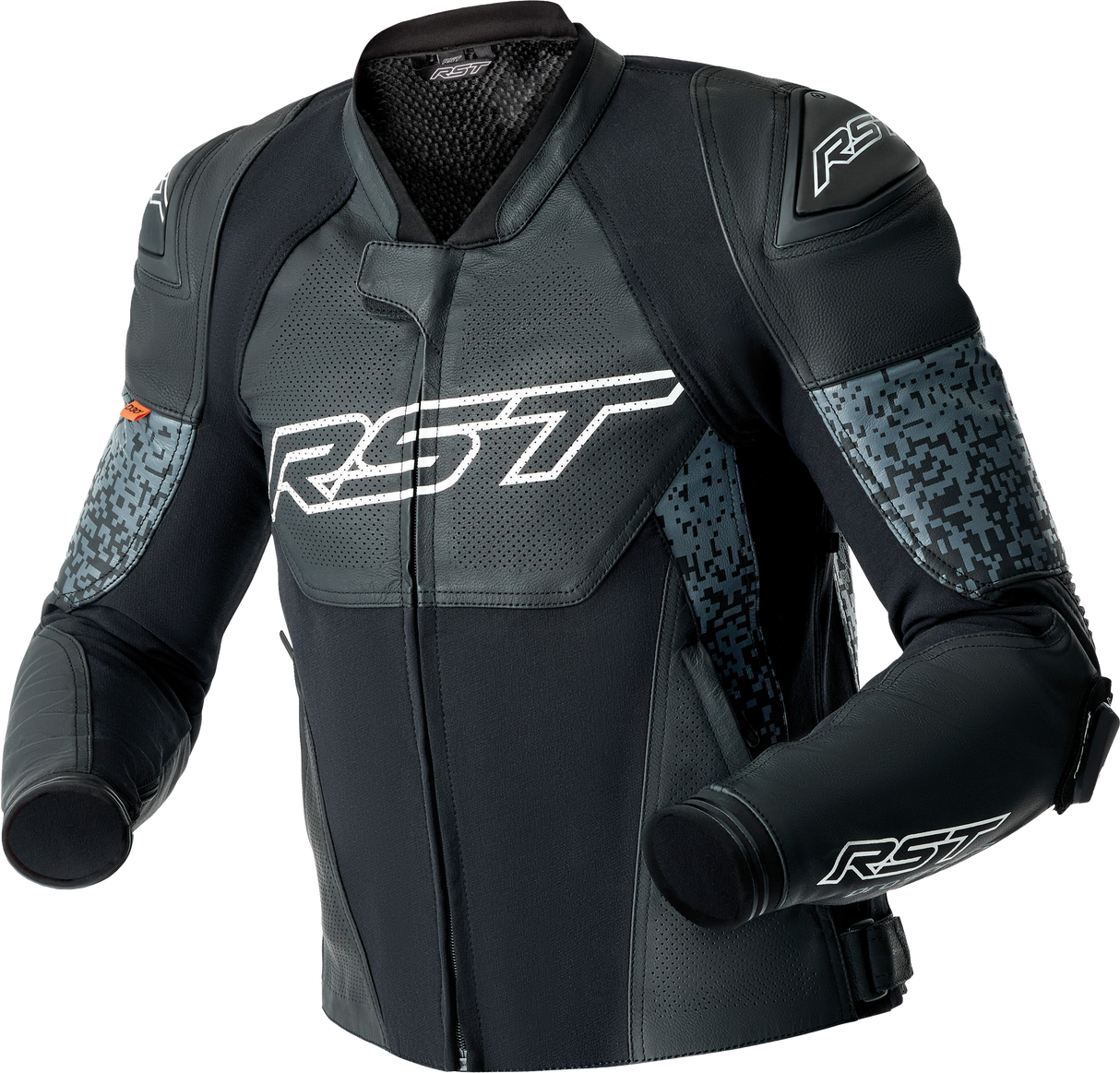RST Ps Supersport-K D3o Jacket Grey/Black Leather Sm 103648GRY-40