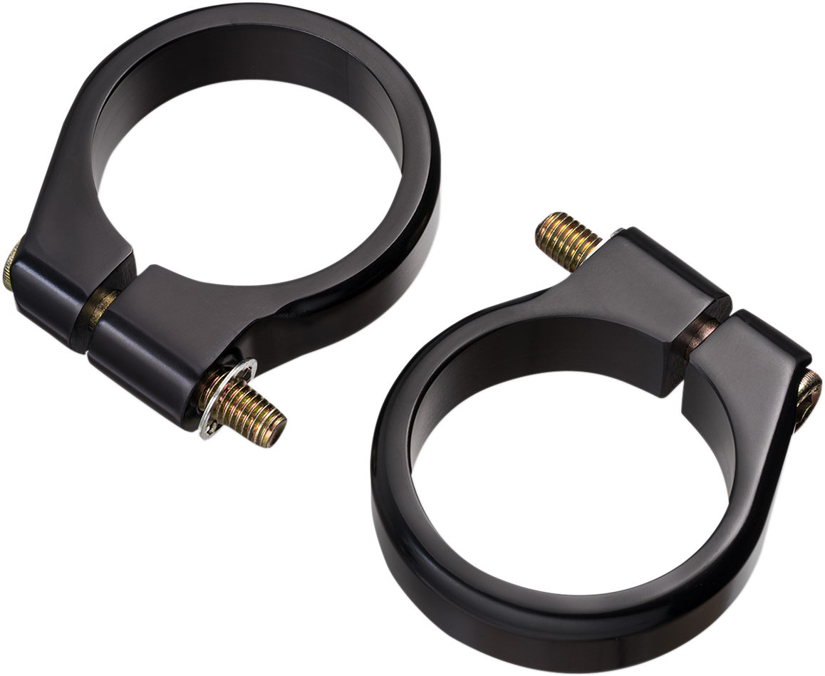 JOKER MACHINE Fork Tube Signal Clamps - 39 mm - Black 05-213-1B