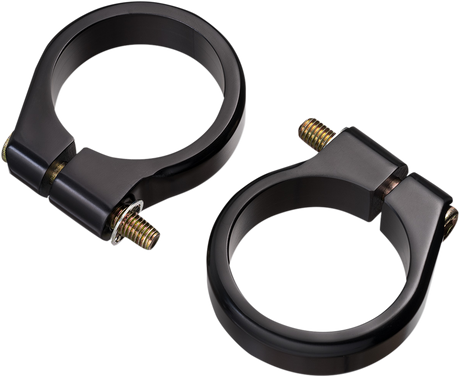 JOKER MACHINE Fork Tube Signal Clamps - 39 mm - Black 05-213-1B