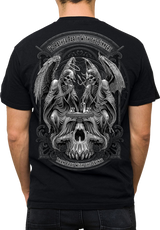 LETHAL THREAT Party with the Sinners T-Shirt - Black - Large LT20905L