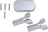 LA CHOPPERS Risers - Solid Top - 4" - Chrome LA-7442-04