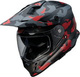 Z1R Range Helmet - Camo - Red - XL 0140-0097