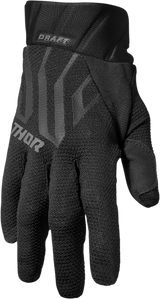 THOR Draft Gloves - Black/Charcoal - XL 3330-6804