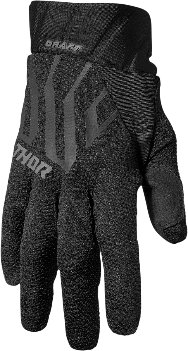 THOR Draft Gloves - Black/Charcoal - 2XL 3330-6805