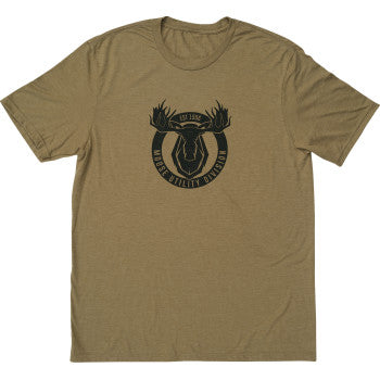 MOOSE RACING MUD Badge T-Shirt - Brown - XL 3030-24384