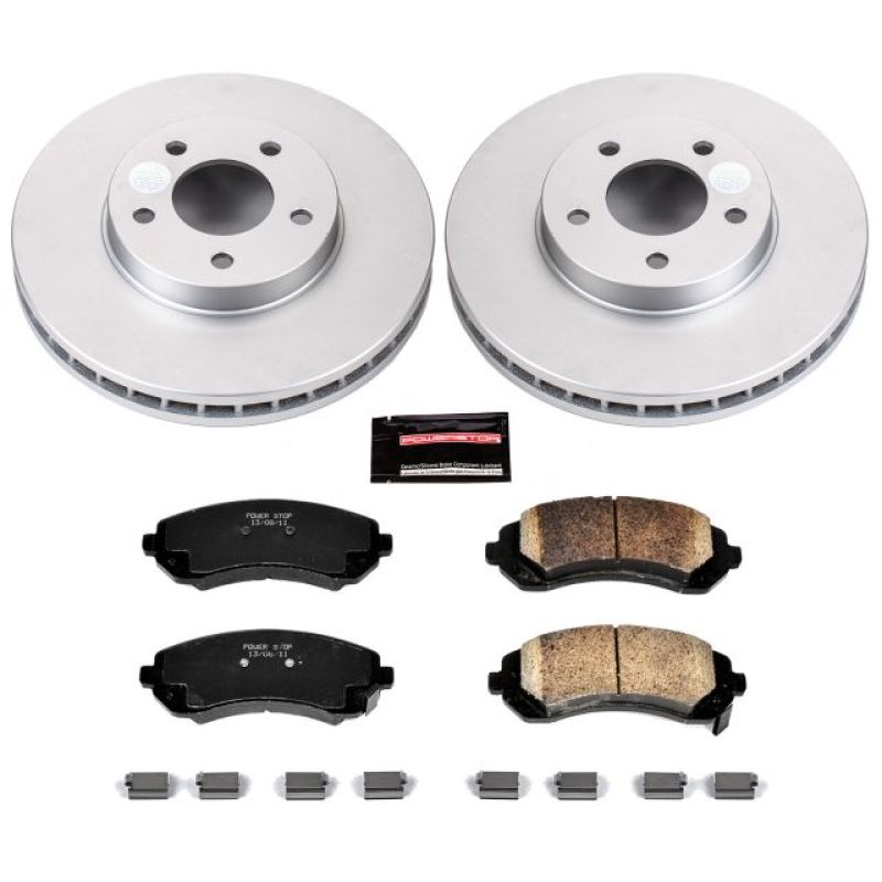 Power Stop 02-06 Buick Rendezvous Front Z17 Evolution Geomet Coated Brake Kit