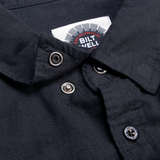 BILTWELL Blackout Lightweight Flannel - 2XL 8145-068-006